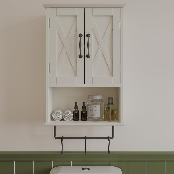 Ophelia & Co. Farmhouse Medicine Cabinet, Bathroom Wall Cabinet with ...